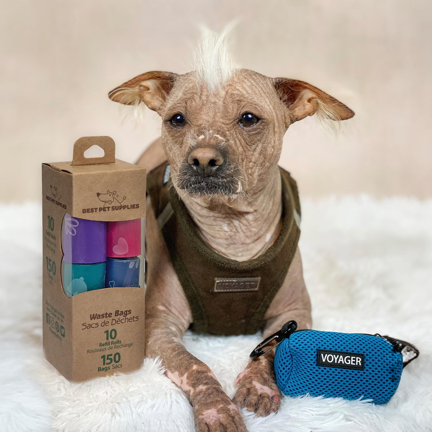 Best Pet Supplies car travel waste bags ideal for car trash and on-the-go cleanup.
