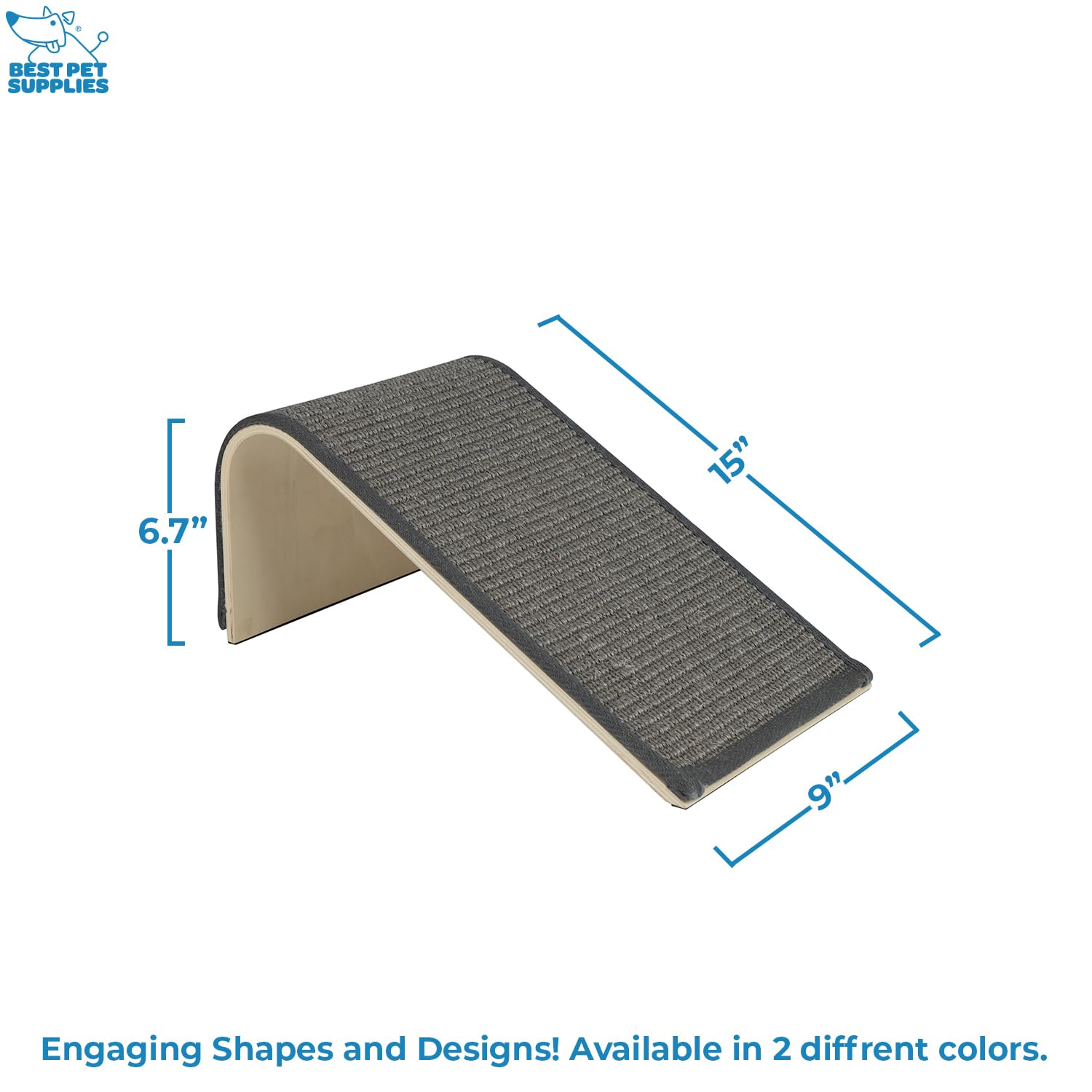 Best Pet Supplies Catify hanging mat scratcher provides interactive play and versatile lounging.