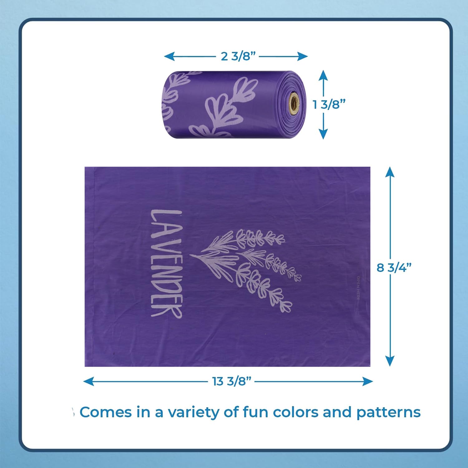 Best Pet Supplies dog poop bags 150-count for long trips and daily walks.