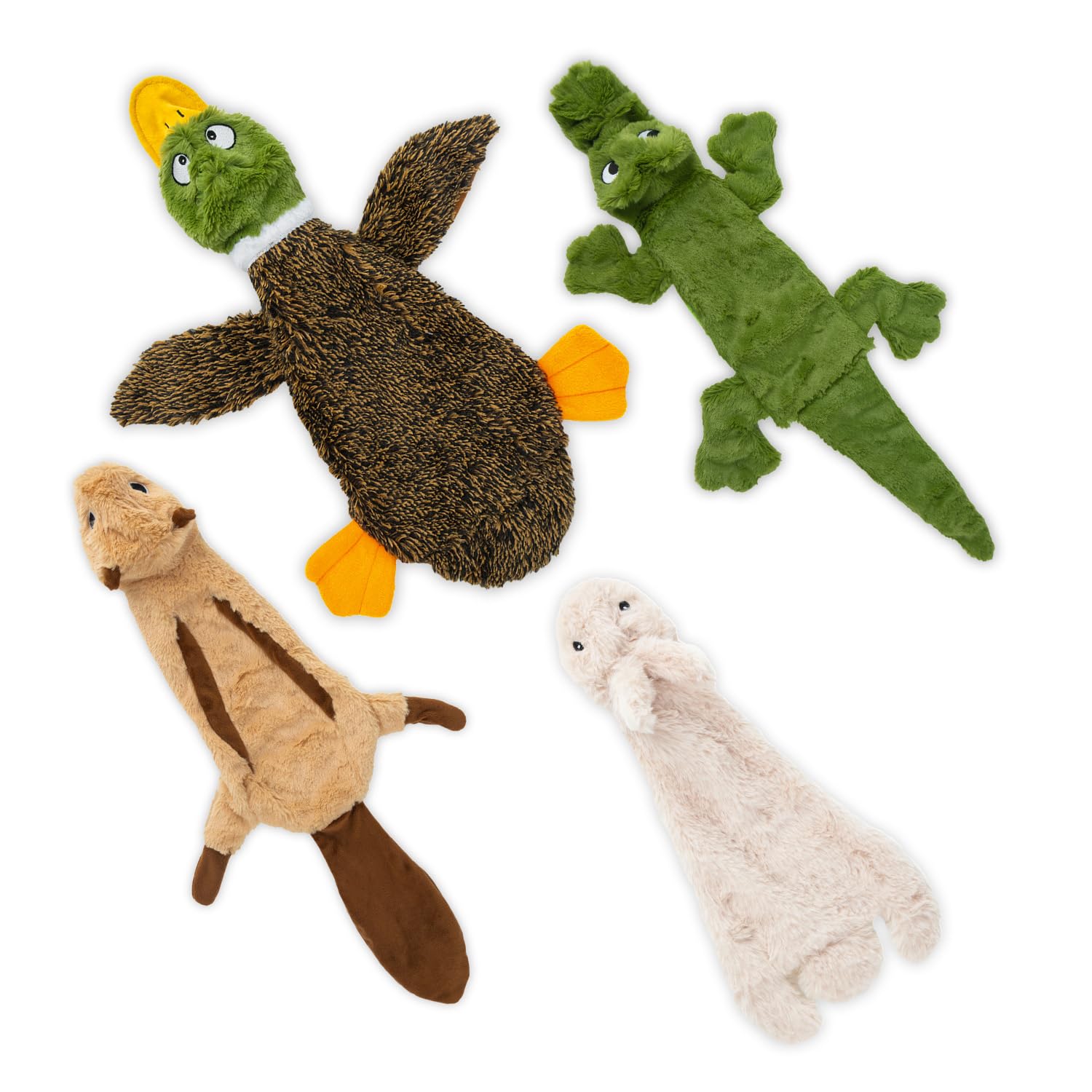 Best Pet Supplies squeaky dog toy duck for indoor play and quiet engagement