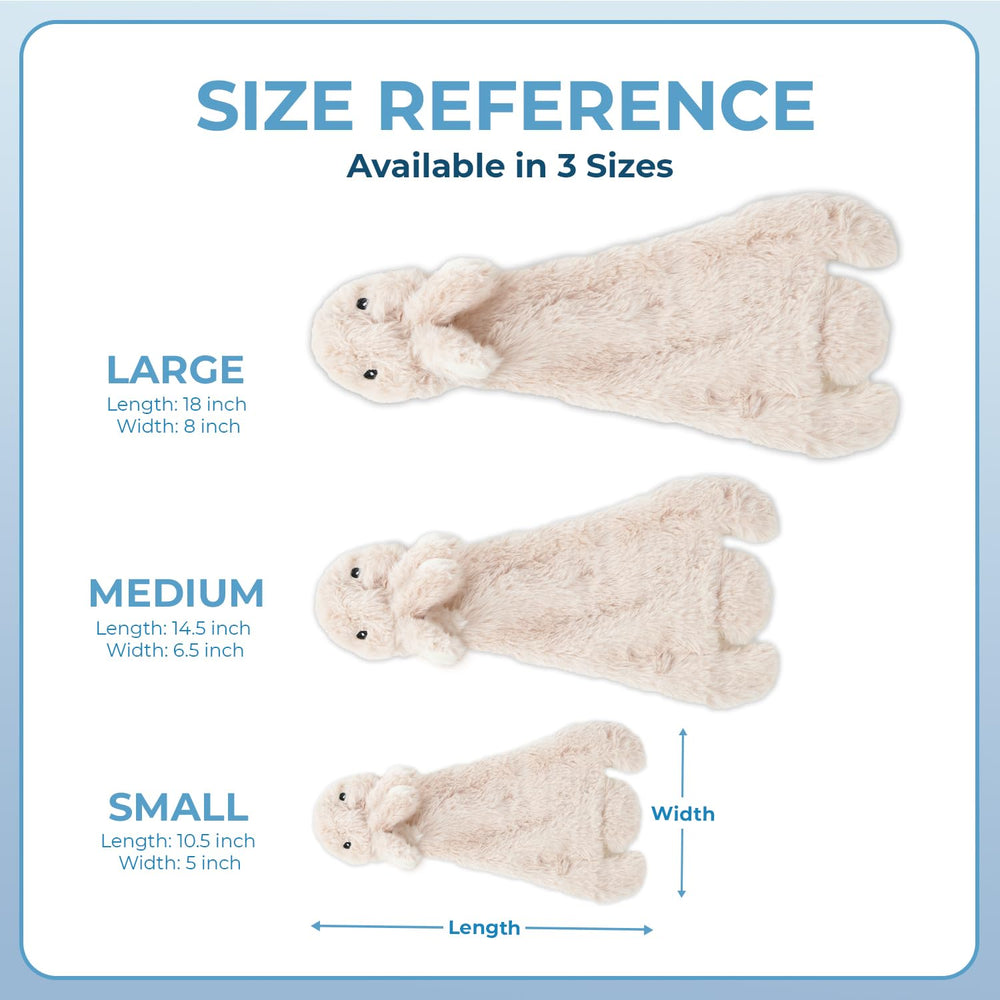 Best Pet Supplies squeaky dog toy hare provides varied textures for curious pets