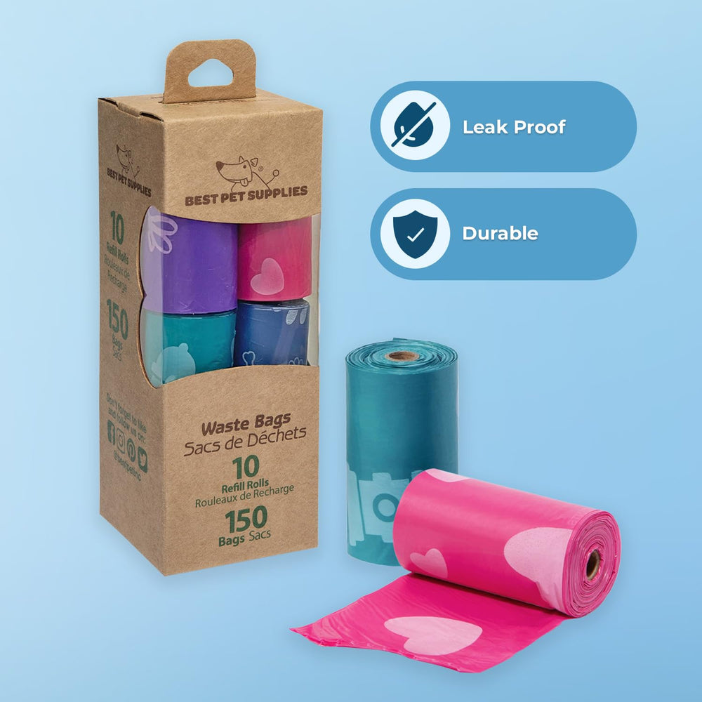 Best Pet Supplies tear-resistant poop bags ready for tough park messes.