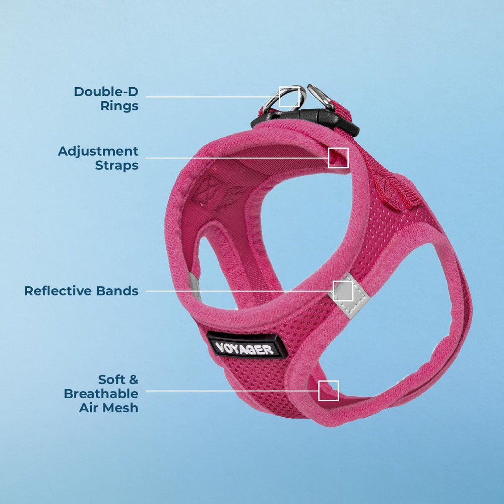 Best Pet Supplies Voyager harness secure Velcro and buckle system