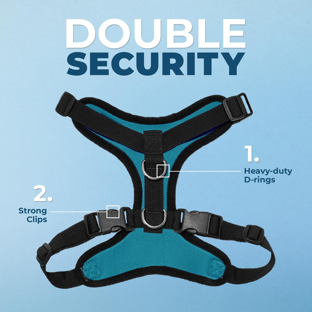 Best Pet Supplies Voyager step-in harness side view shows adjustable straps for a tailored fit.