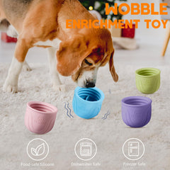 Bestalk 2-in-1 treat dispenser in action boosts mental stimulation and rewards.
