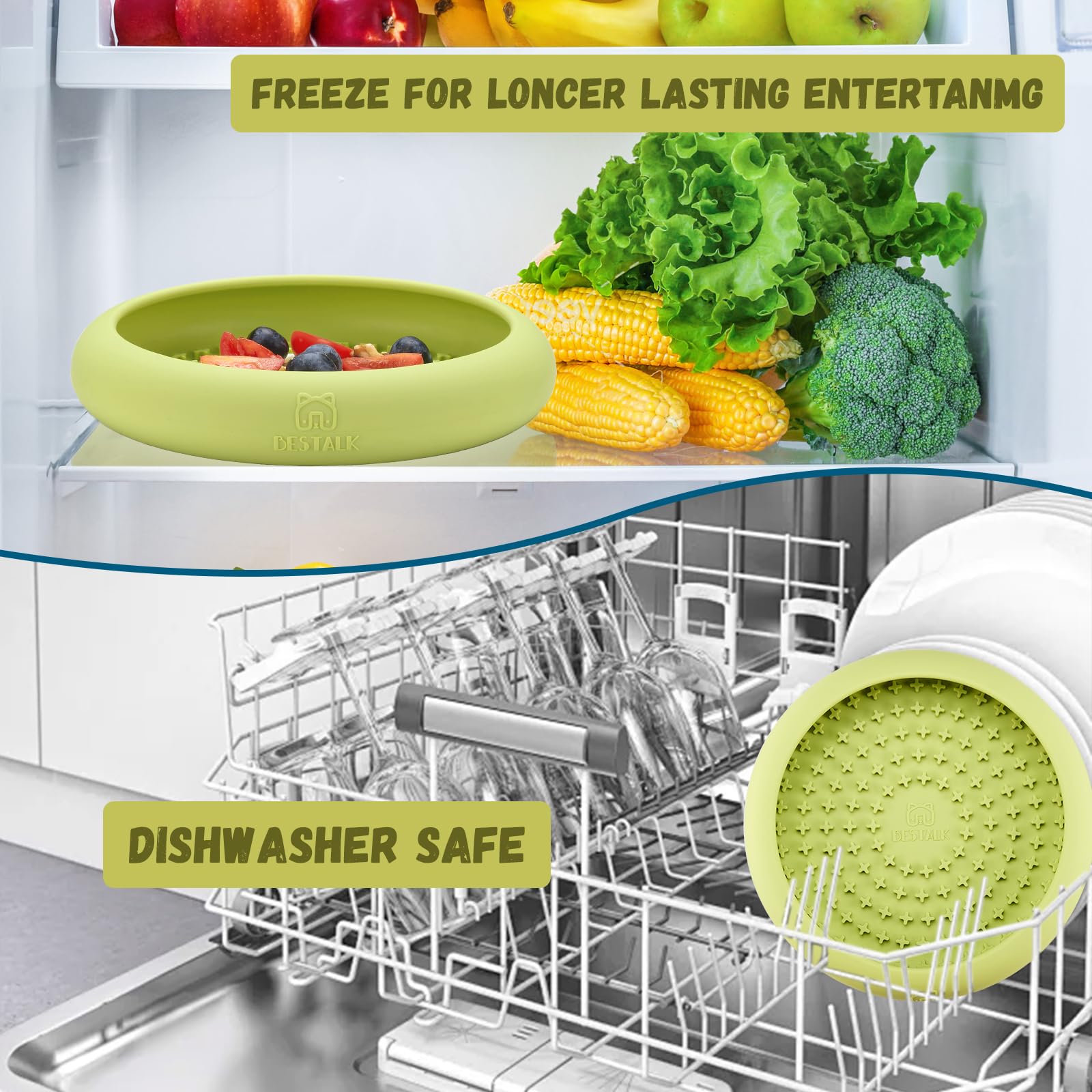 Bestalk dishwasher safe design demonstrates quick cleanup after meals