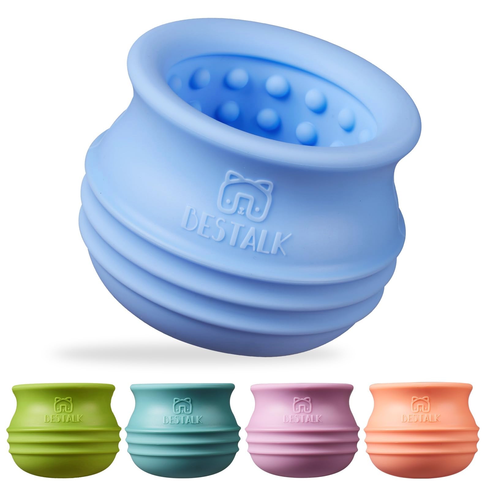 Bestalk dog enrichment toy wobble in action supports interactive play and treat rewards.