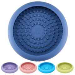Bestalk dog lick bowl close-up with anti-slip suction for mess-free feeding.