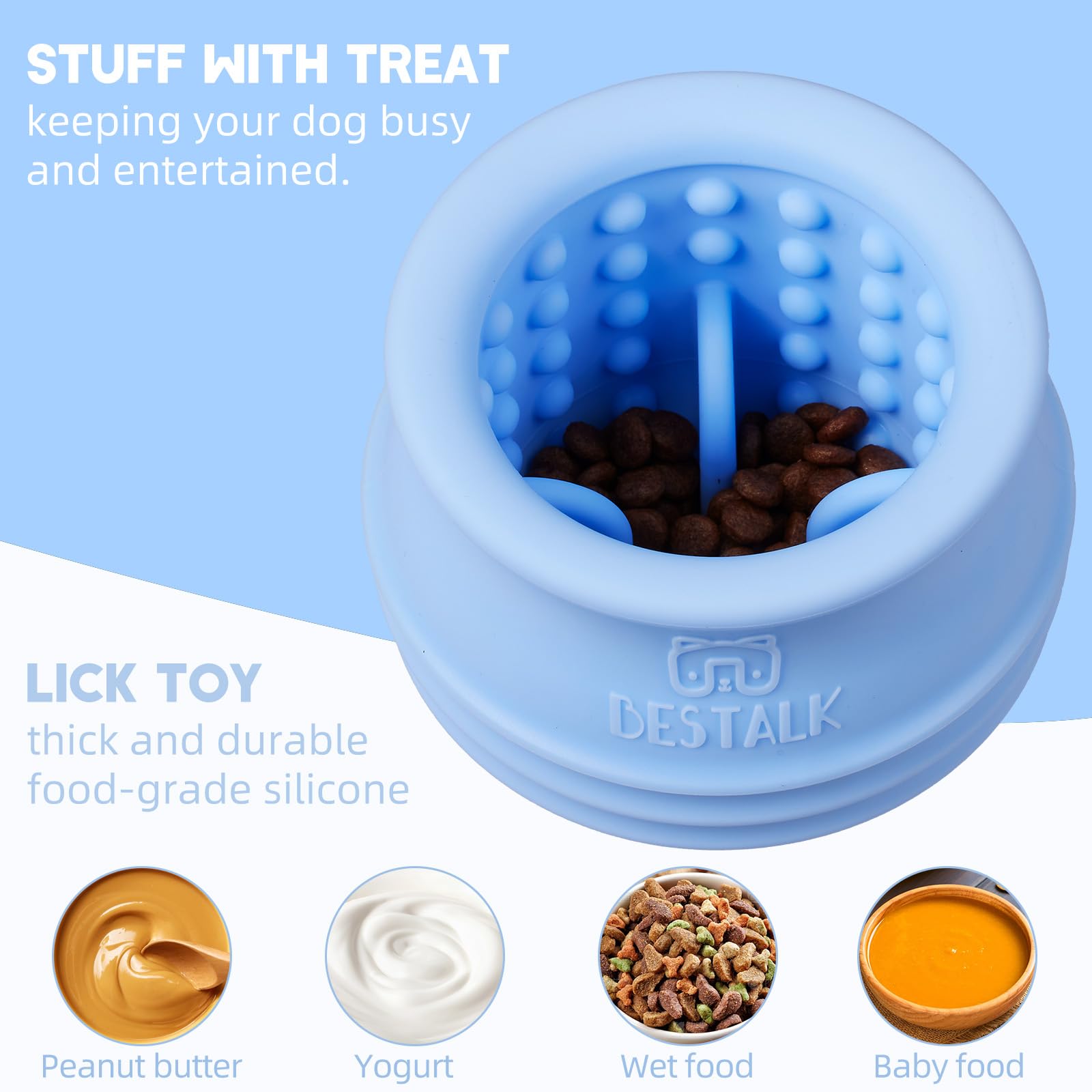 Bestalk silicone dishwasher-safe toy after play, easy quick-clean maintenance.