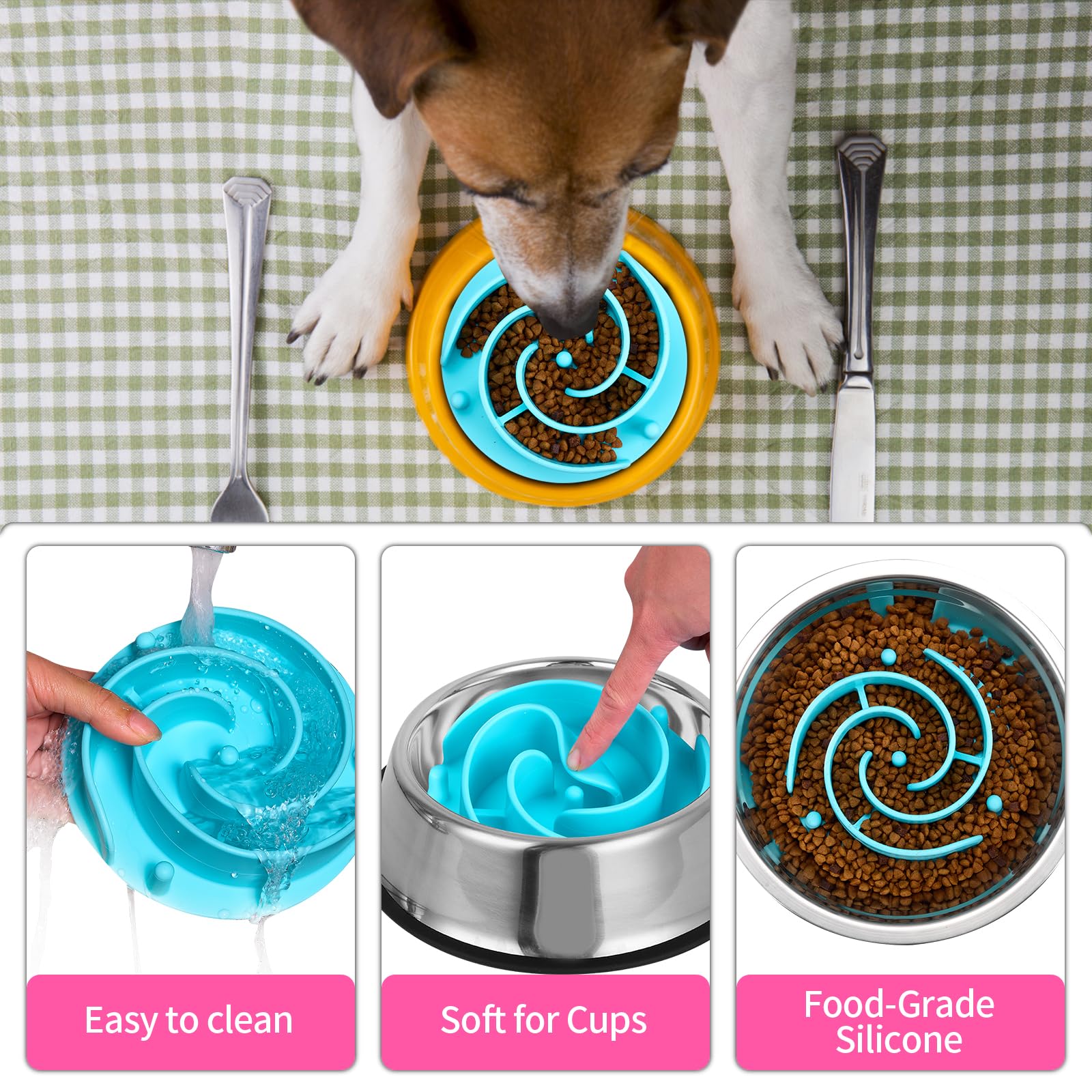 Bestalk strong-suction-cups-stability prevents slips during mealtime.
