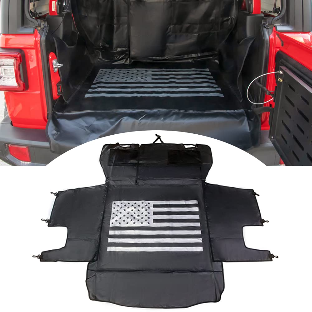 BESTAOO dog cargo liner for Jeep Wrangler JK/JL — jeep-wrangler-jk-jl protects cargo area.