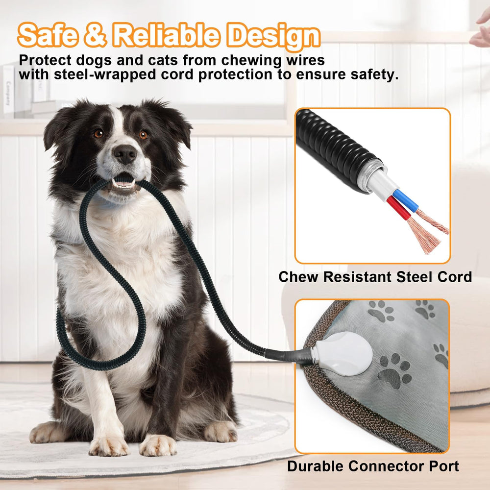 Bestio cat heating pad digital timer display presents convenient heat scheduling.