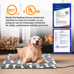 Bestio soft suede cover on heating pad for skin-friendly warmth and easy cleaning