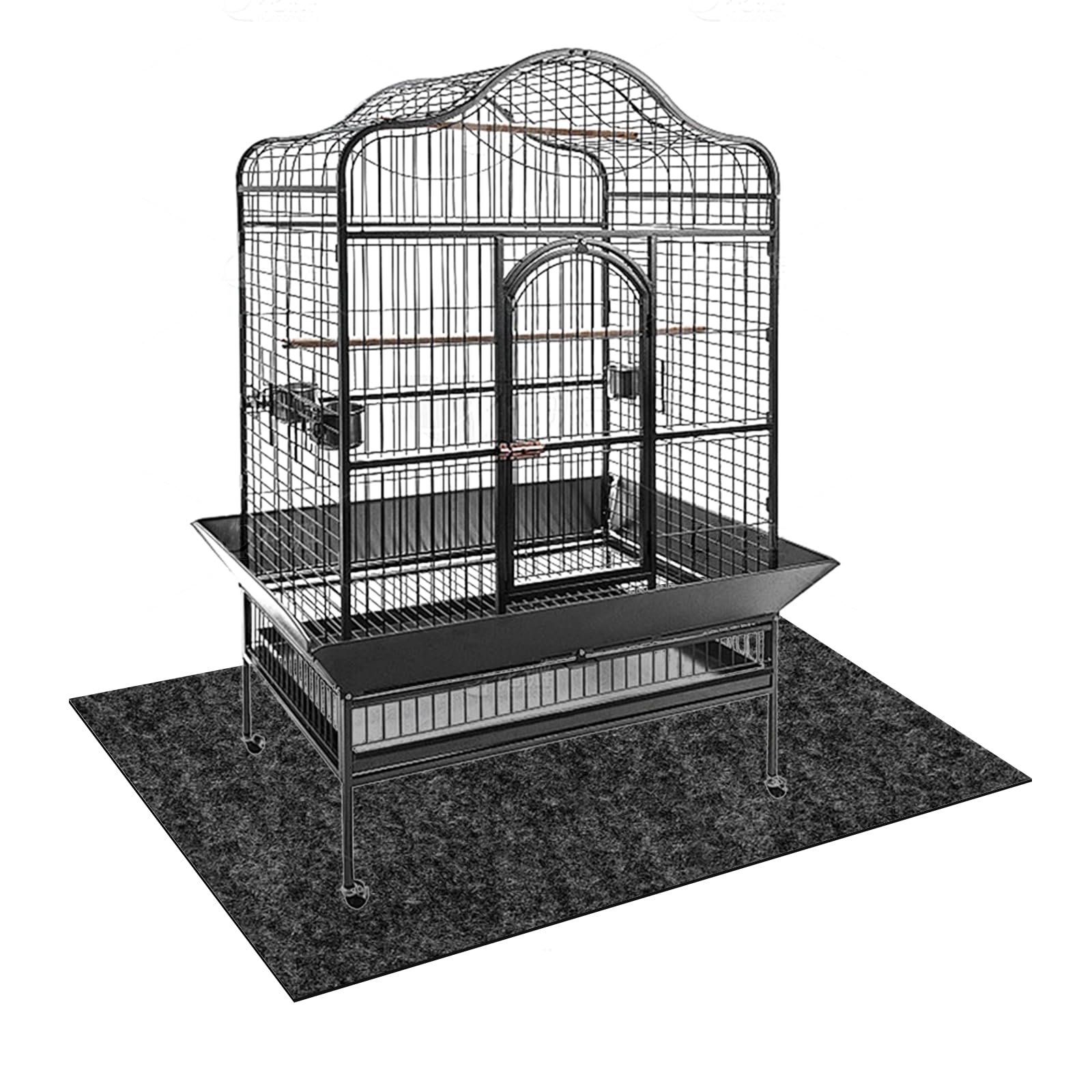 BETAGT Bird Cage Floor Mat under cage protects floors with a soft surface