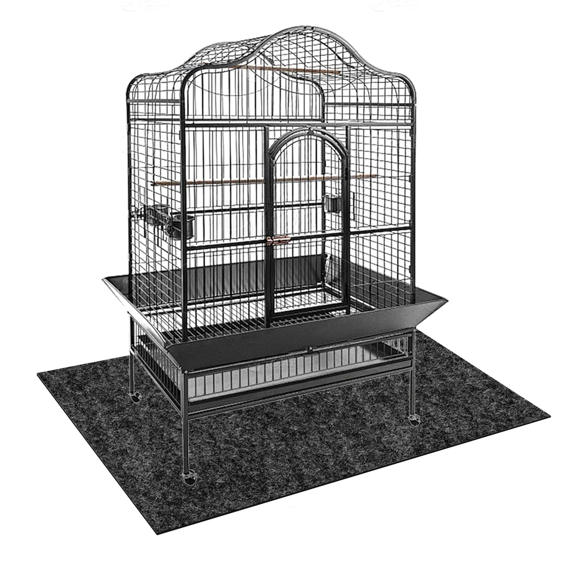 BETAGT Bird Cage Floor Mat under cage protects floors with a soft surface
