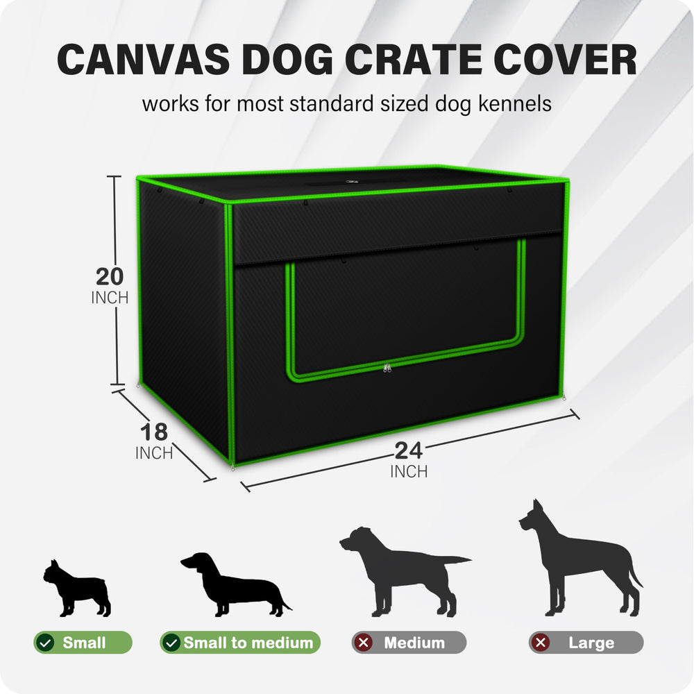 Bethshaya dog crate cover dual windows ventilation promotes fresh air and visibility
