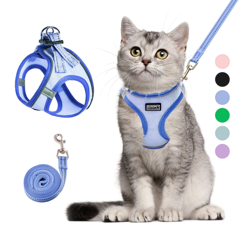 Arnés BETMAYPET para gato con malla aire, cómodo y transpirable para paseos