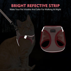 Betmaypet arnés de gato con diseño para evitar escapes
