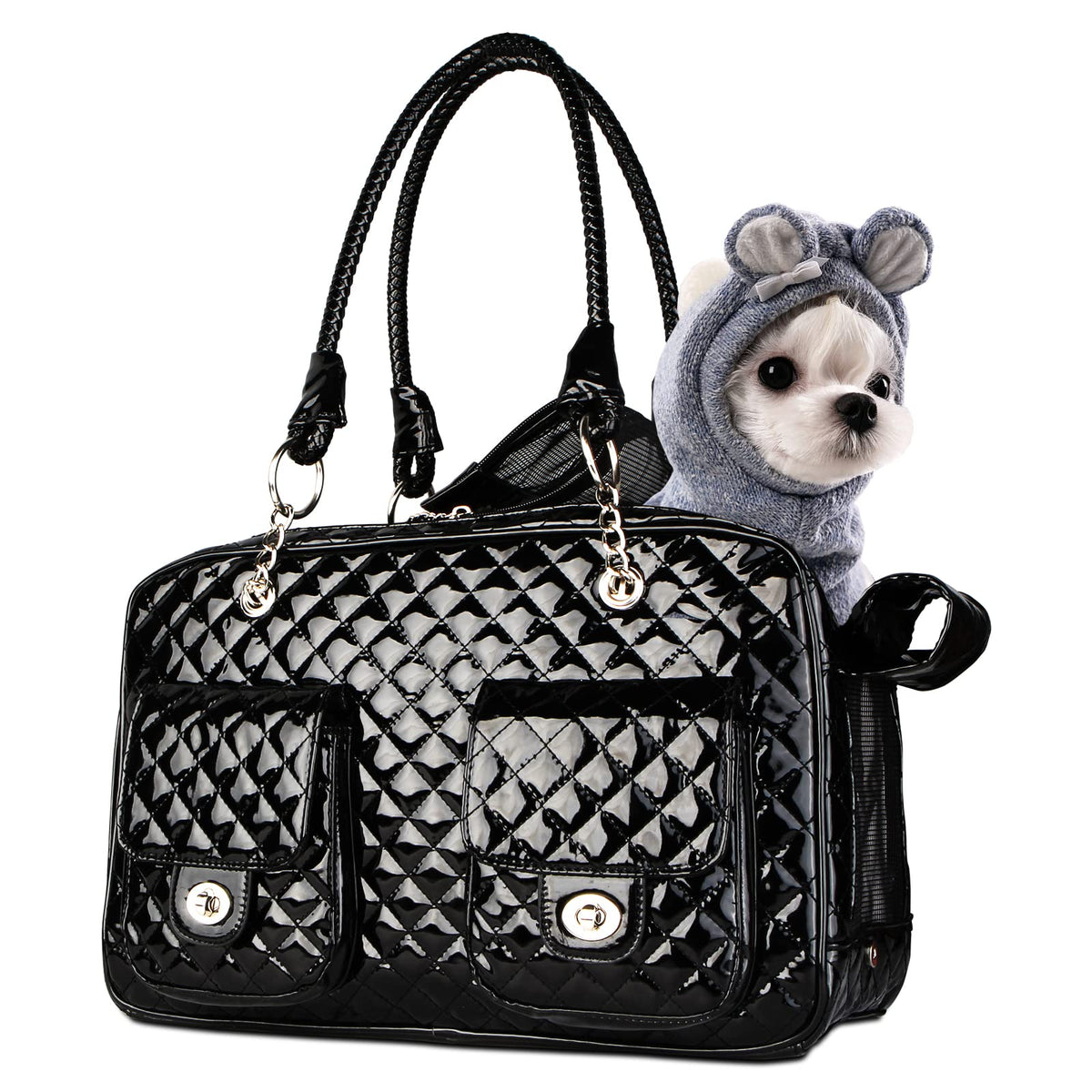 Betop House airline-approved pet carrier interior view showing compact travel comfort.