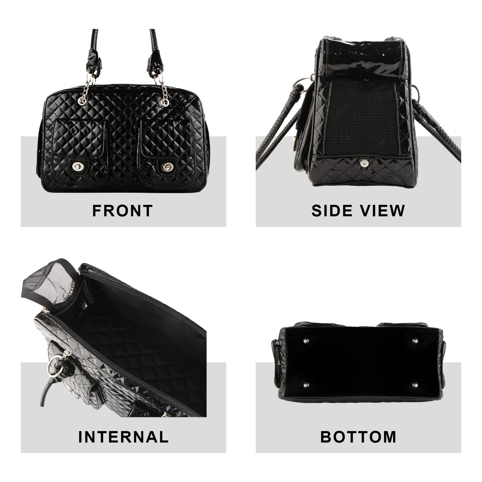 Betop House front pockets hold treats and small essentials.