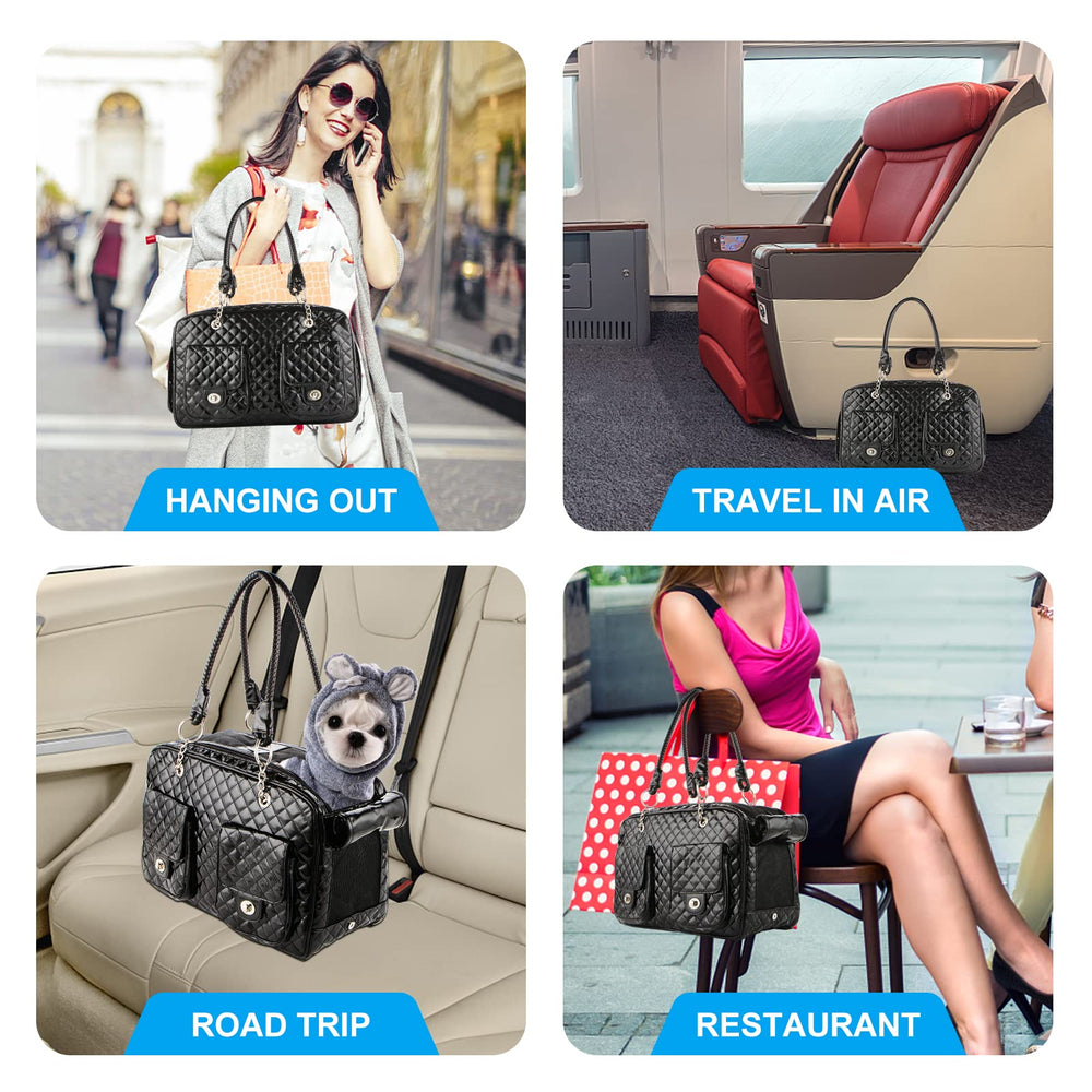 Betop House purse-like design for discreet, stylish pet transport.
