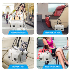 BETOP HOUSE purse-like design keeps your pet secure and blends with everyday style