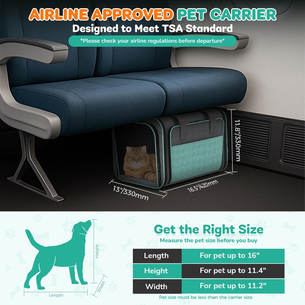 BETOPET wheeled pet carrier showing smooth airport mobility