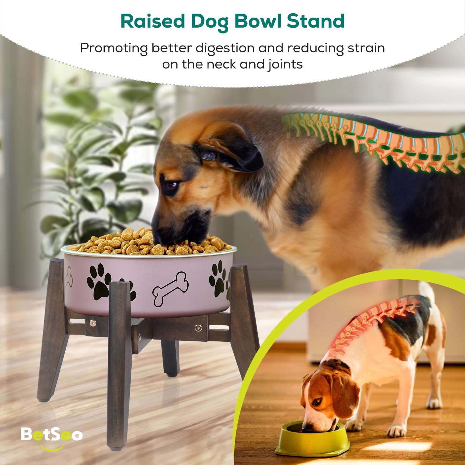BETSEO travel-friendly foldable stand for meals on the go.