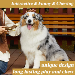 BETTEPROD real beef flavor chew toy entices dogs during chewing.