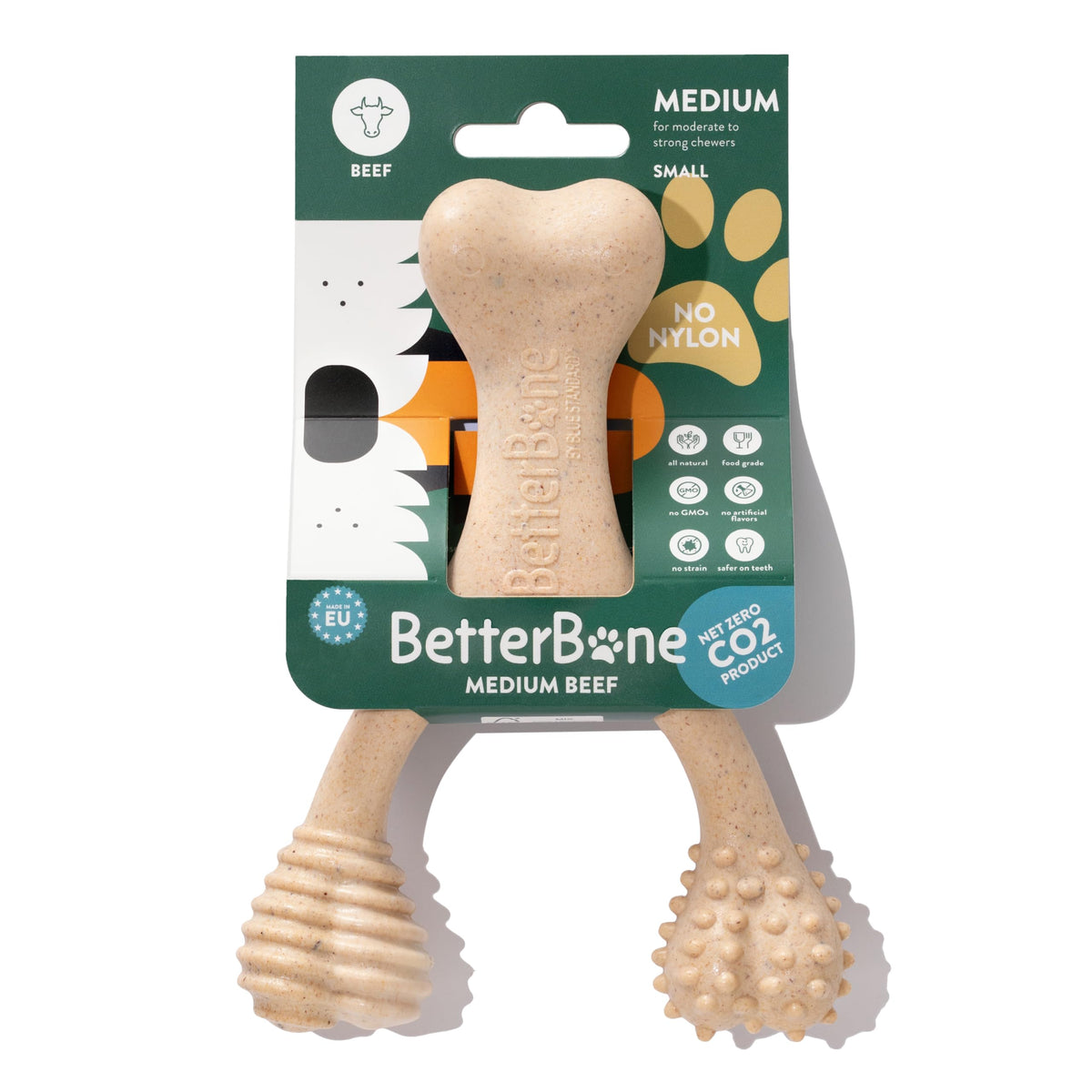 BetterBone densidad-media, mordida segura para perros de todos los tamaños.