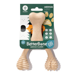 BetterBone medium-density chew with ergonomic design for comfortable grip and controlled chewing