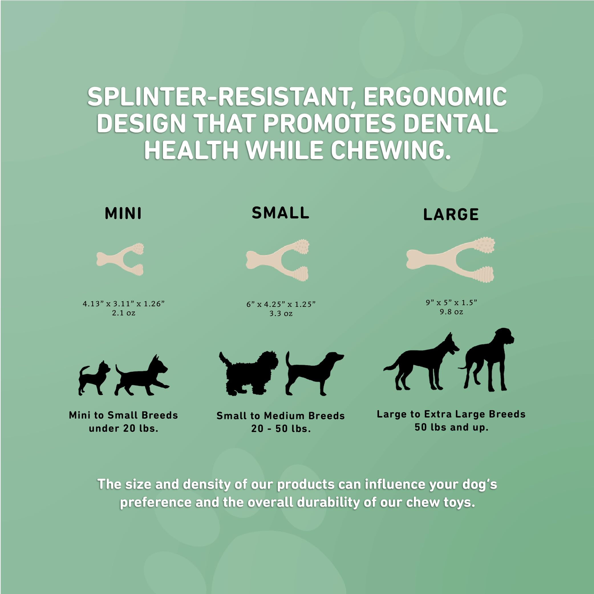 BetterBone net-zero packaging demonstrates ethically manufactured, sustainable chew.