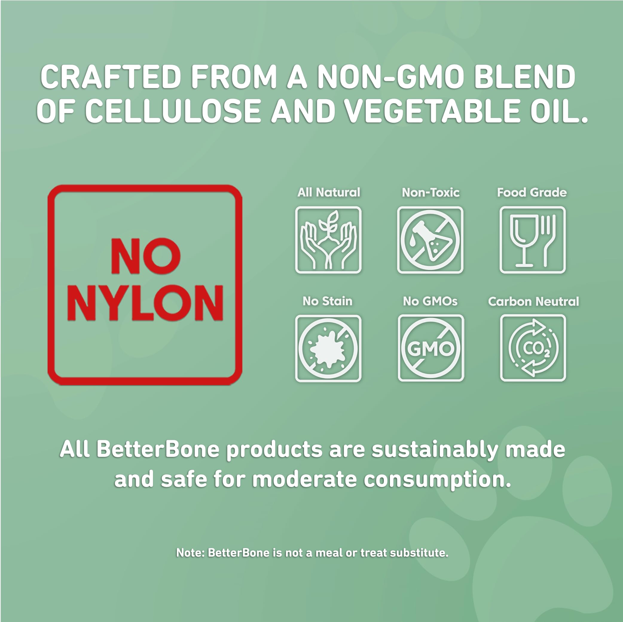 BetterBone net-zero packaging photo underscores sustainable, ethical manufacturing.