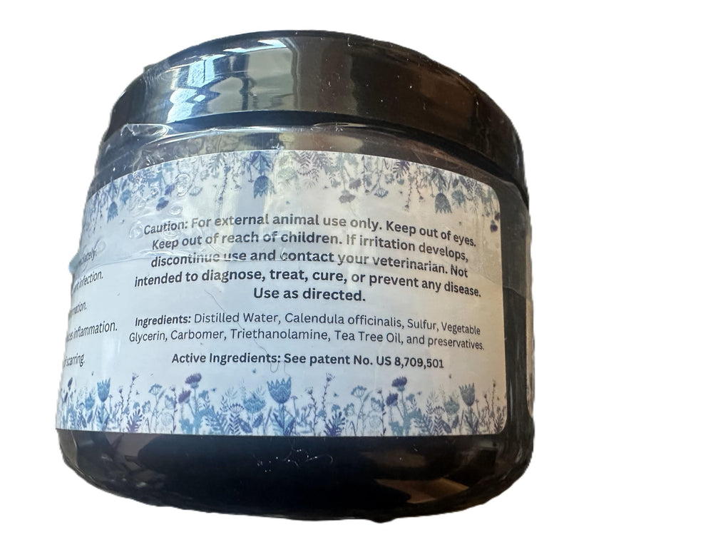 Bev's Magic Salve tube application showing easy, quick wound care