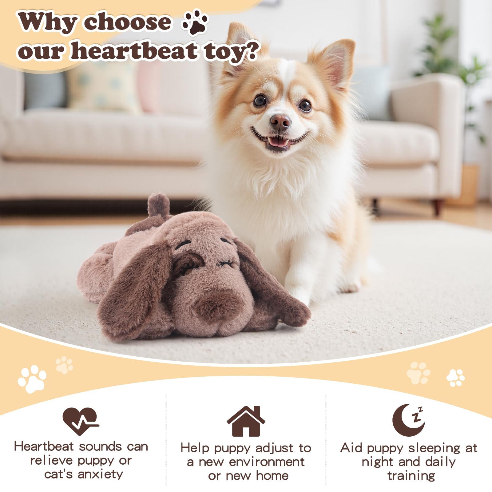 BEVERLYSHARK Training companion supports behavioral routines with comforting heartbeat.