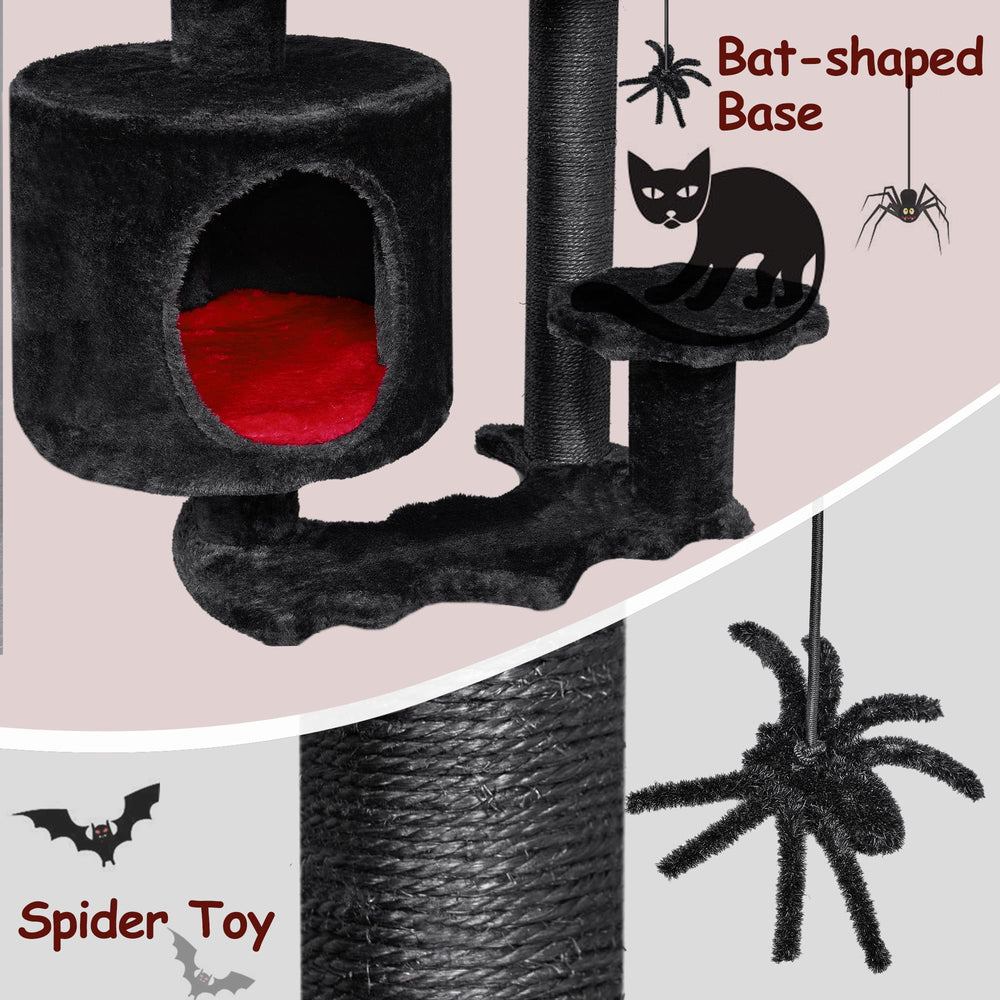 BEWISHOME cat condo with multi level lounging for kittens