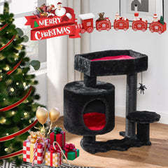 BEWISHOME gothic design cat tree showcases dark elegance for living spaces
