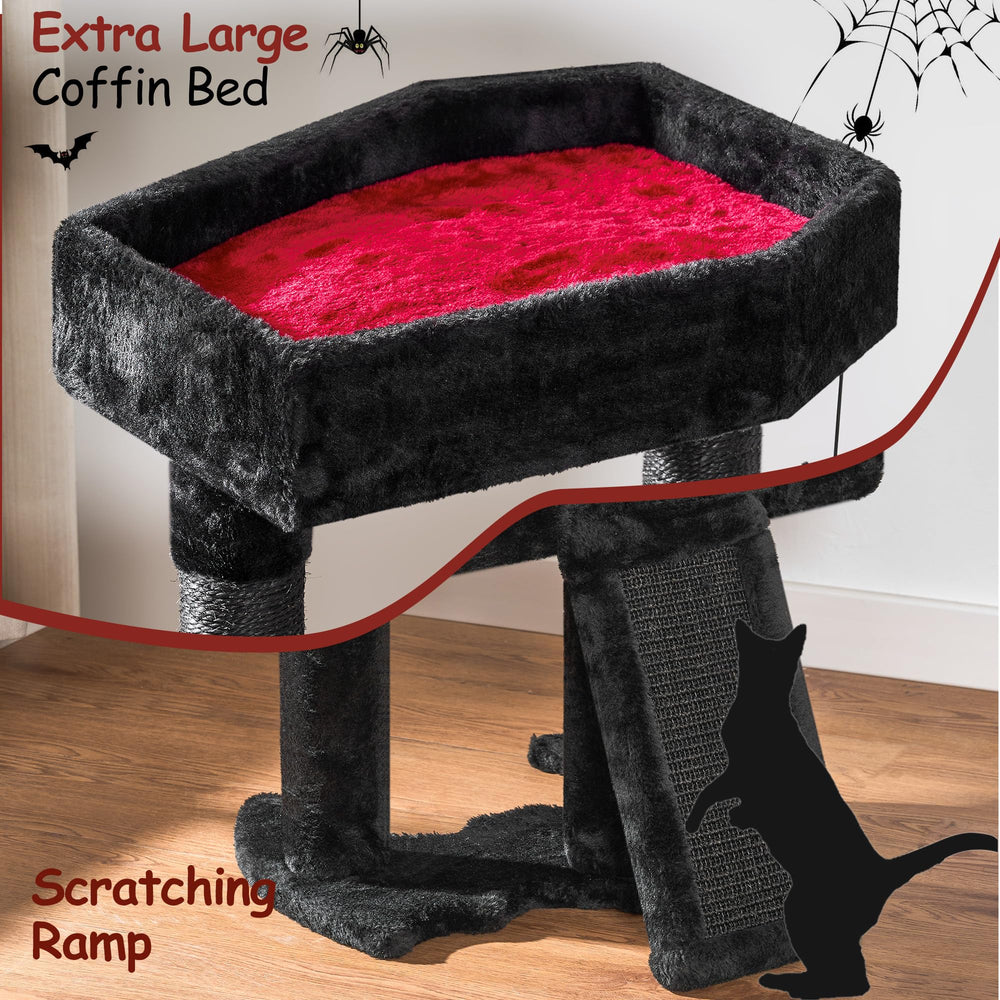 BEWISHOME Cat Tree Tower removable cushion simplifies cleaning and care.