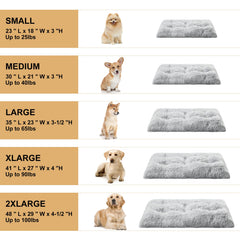 BFPETHOME dog bed dimensions 30x21 fit for medium dogs up to 40lbs
