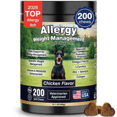 BFDEREN packaging for dog allergy relief chews promotes sustainable, convenient care.