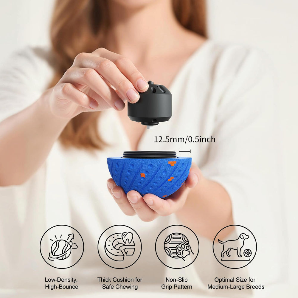 BFFWOW dog ball smart motion sensor activates during play and sleeps when idle.