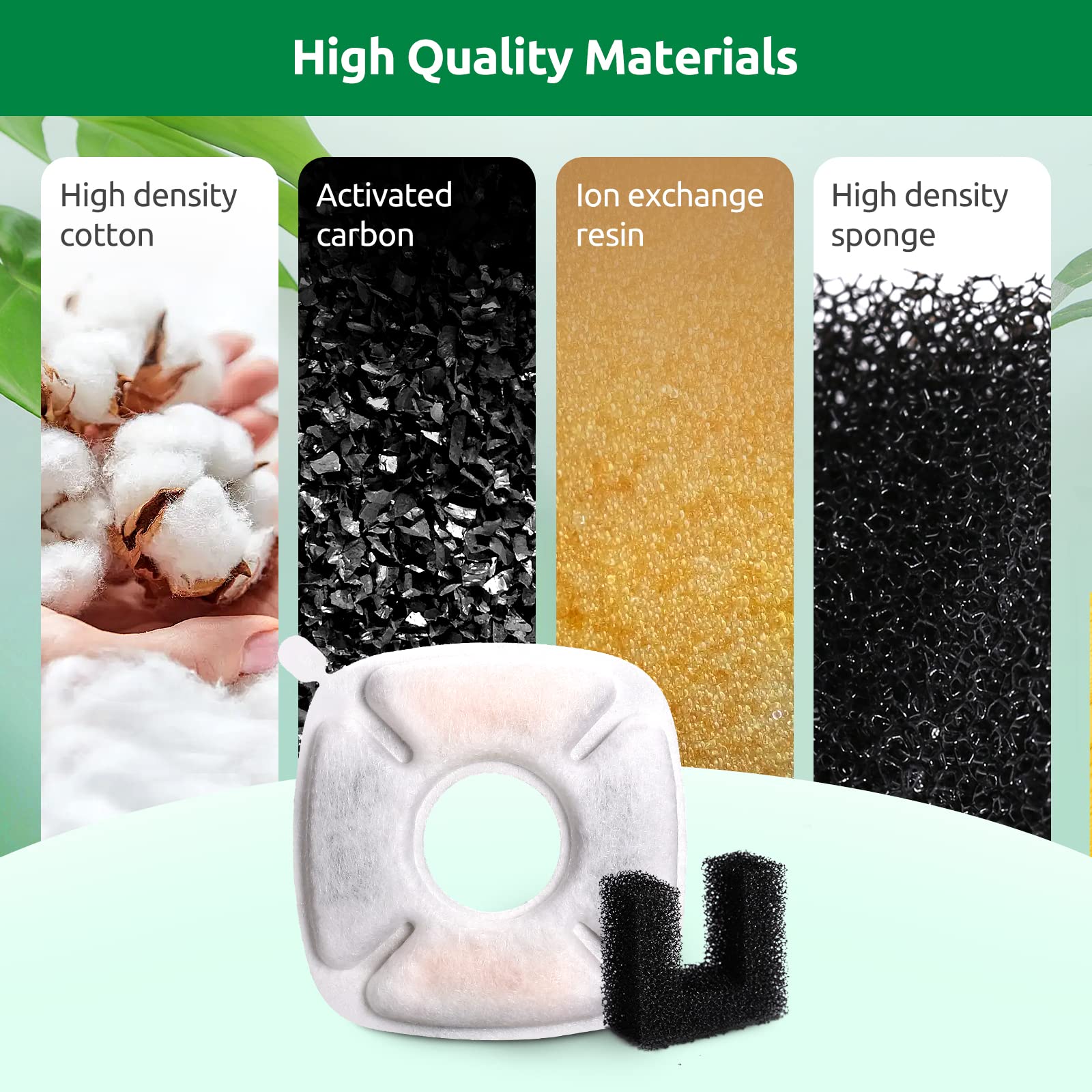 BFLICROY ion-exchange resin layer filters heavy metals and improves taste.