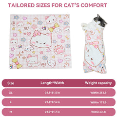 BFNN Cat Grooming Wrap teeth-brushing focuses on gentle dental care during grooming
