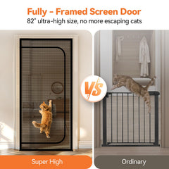 BFNN double zipper design enables smooth entry while keeping cats out