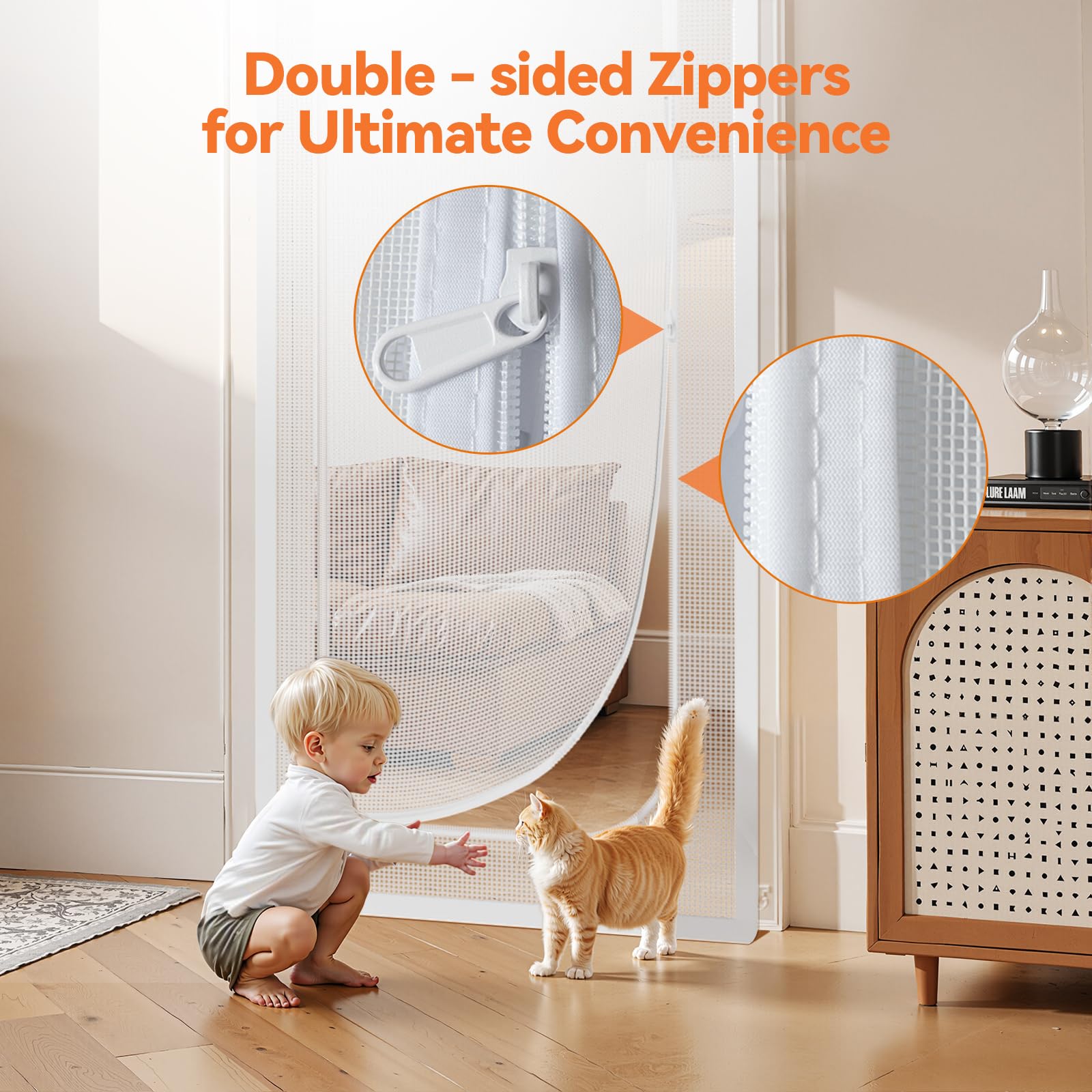 BFNN cat screen door measurement guide illustrating fit checks