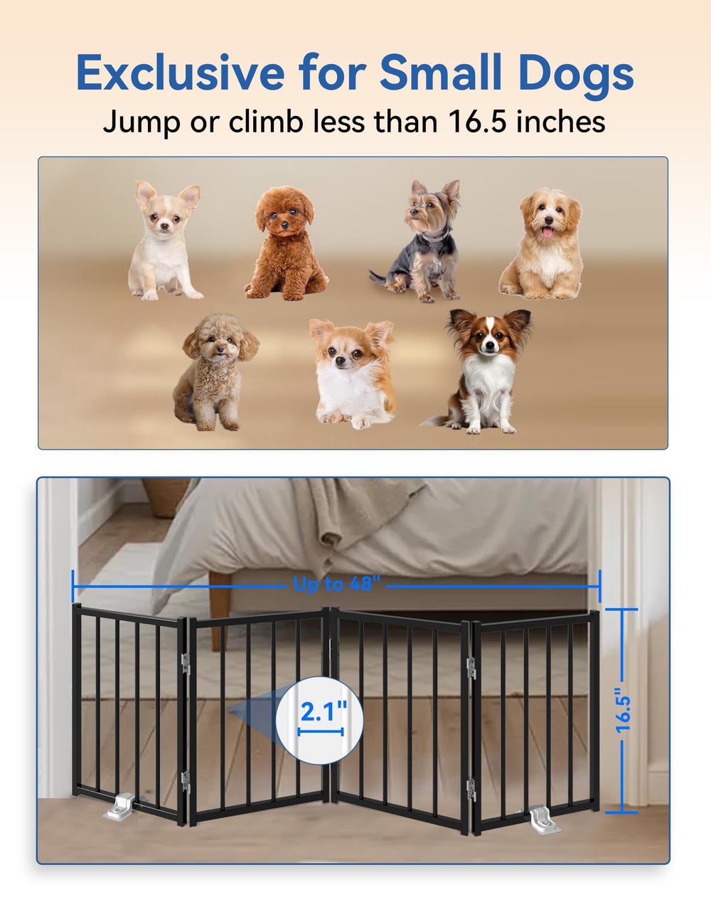 BFNN indoor-outdoor pet gate suits versatile living spaces