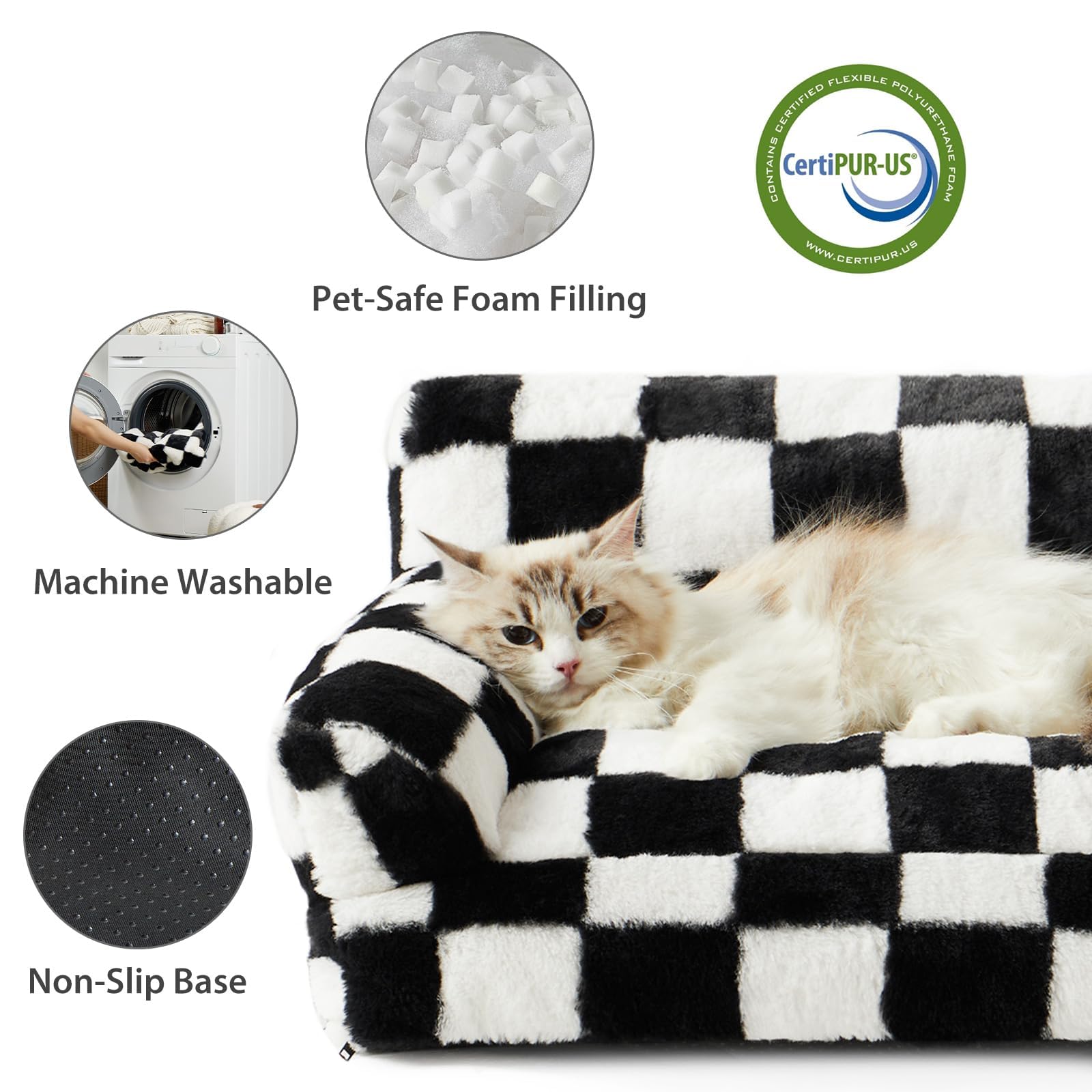 BFPETHOME washable cover image shows removable cover for easy cleaning.