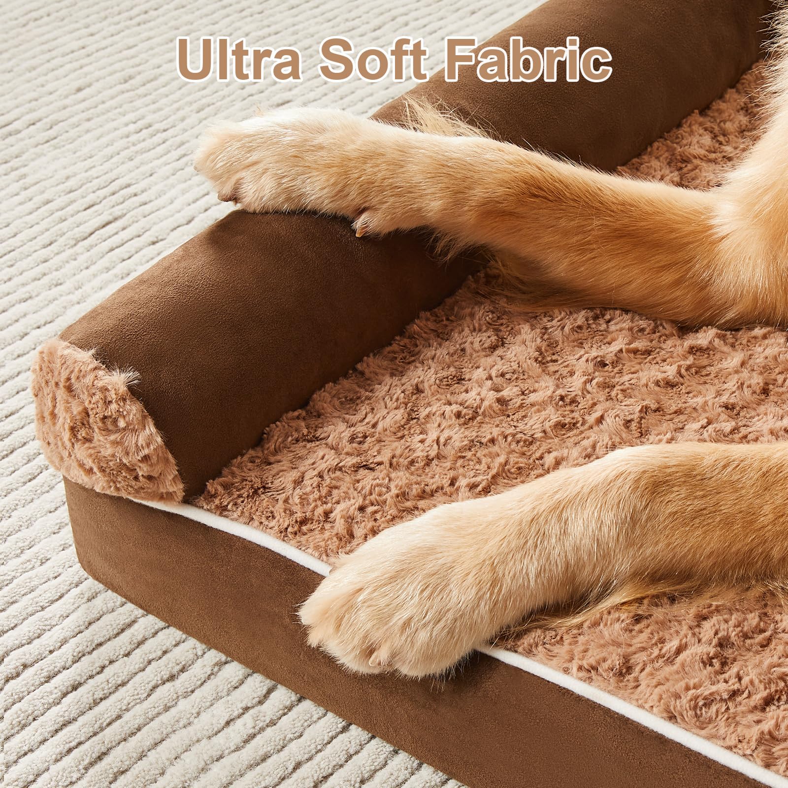 BFPETHOME 42 by 30 by 7 inch bed fits medium to large dogs for space to stretch