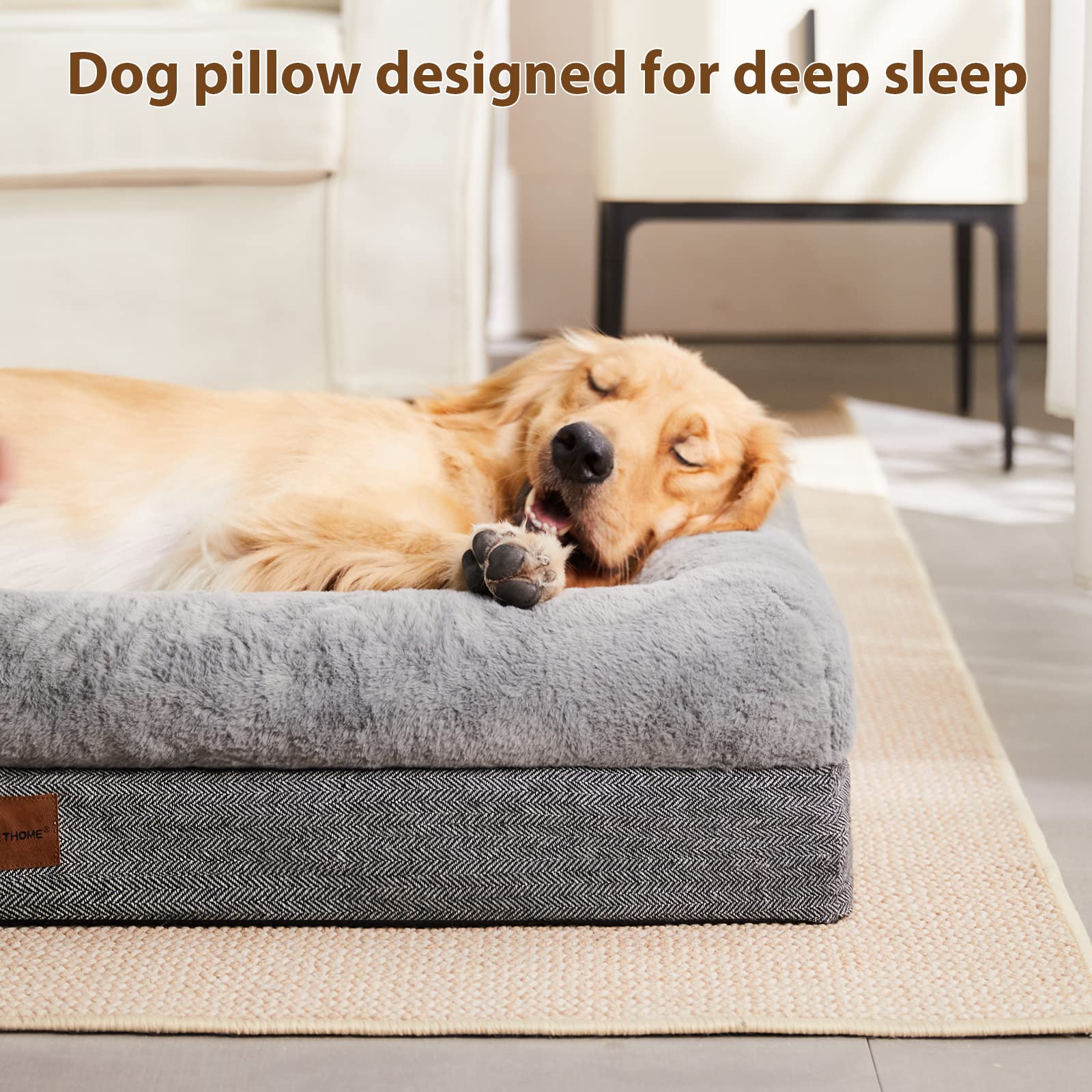 BFPETHOME anti-slip bottom keeps bed stable on floors