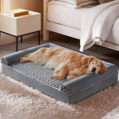 BFPETHOME dog bed with egg crate foam supports joints and muscles